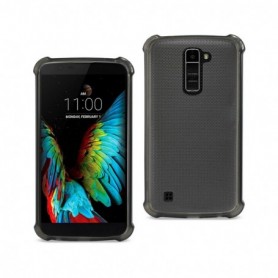 LG K10 Clear Bumper Case With Air Cushion Protection In Clear Black