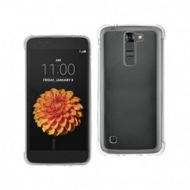 LG K7 Clear Bumper Case With Air Cushion Protection In Clear