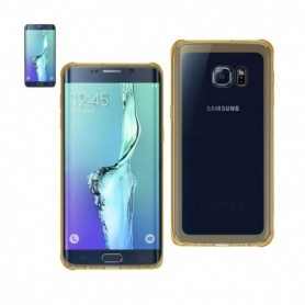 Samsung Galaxy S6 Edge Plus Clear Bumper Case With Air Cushion Protection In Clear Gold