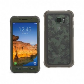 Samsung Galaxy S7 Active Clear Bumper Case With Air Cushion Protection In Clear Black