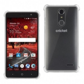 Zte Grand X4 Bumper Case With Air Cushion Protection In Clear