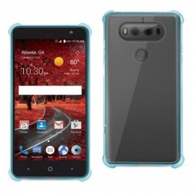 LG V20 5.7 Inches Clear Bumper Case With Air Cushion Protection In Clear Navy