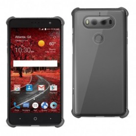 LG V20 5.7 Inches Clear Bumper Case With Air Cushion Protection In Clear Black