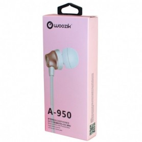 Stereo Earphones With Remote and Mic In Black