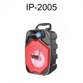 IP-2005 4" Portable Speaker with Bluetooth Multipoint and Phone Stand Mic Connect In RED