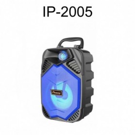 IP-2005 4" Portable Speaker with Bluetooth Multipoint and Phone Stand Mic Connect In BLUE