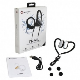 Trail Sports Bluetooth Headphones S201 In Black