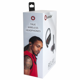 Relay Bluetooth Headphones, Waterproof Sport TWS Headset, Stereo Earphones
