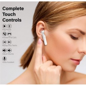 Buds True Wireless Stereo Earbuds 5.0 In White