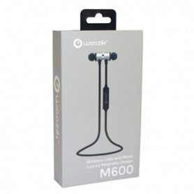 M600 Bluetooth Magentic Stereo Earbuds In Silver