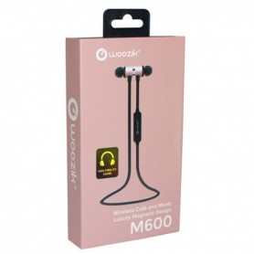 M600 Bluetooth Magentic Stereo Earbuds In Rose Gold