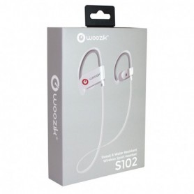 S102 Sport  Bluetooth headphones In White