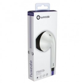 TUXEDO STEREO EARPHONES WITH REMOTE & MIC In Purple