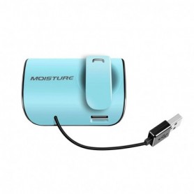 Moisture MT-B20 Bluetooth Earphones With Charger Adapter For Car In Blue