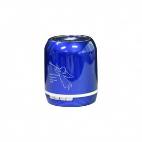 Portable USB FM Radio Bluethooth Speaker Music Player In Blue