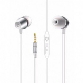 High Quality Sound  Universal In-ear Earphones In Silver