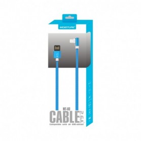 Moisture 2.6A Premium Full Steel  Data Cable In Blue