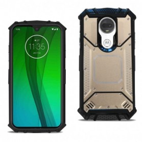 MOTOROLA MOTO G7 POWER Metallic Front Cover Case In Gold