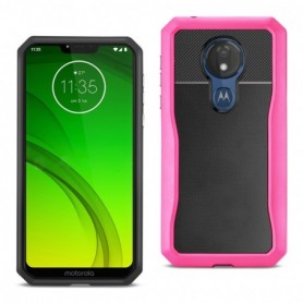 MOTOROLA MOTO G7 POWER Full Coverage Shockproof Case In Pink