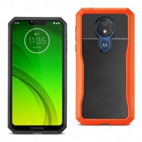 MOTOROLA MOTO G7 POWER Full Coverage Shockproof Case In Orange