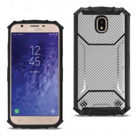 SAMSUNG GALAXY J3 (2018) Carbon Fiber Hard-shell Case In Gray