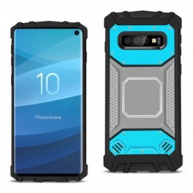 SAMSUNG GALAXY S10 Metallic Front Cover Case In Blue and Gray