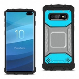 SAMSUNG GALAXY S10 Plus Metallic Front Cover Case In Blue and Gray
