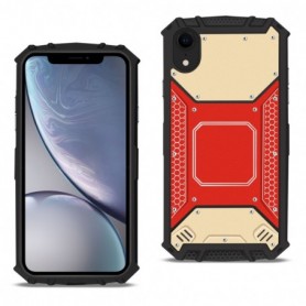 APPLE IPHONE XR Metallic Front Cover Case In Red and Gold