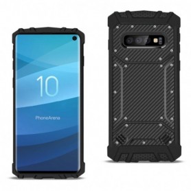 SAMSUNG GALAXY S10 Carbon Fiber Hard-shell Case In Black