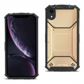 iPhone XR Metallic Front Cover Case In Gold
