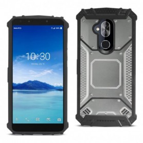 ALCATEL 7 FOLIO Metallic Front Cover Case In Gray