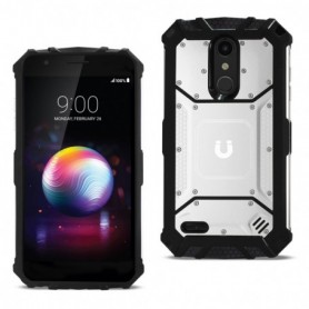 LG K10(2018) Metallic Front Cover Case In Silver