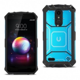 LG K10(2018) Metallic Front Cover Case In Blue