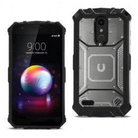 LG K10(2018) Metallic Front Cover Case In Gray