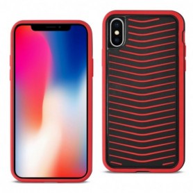 iPhone X Grip Case Multi Layer Protection Cover In Black And Red