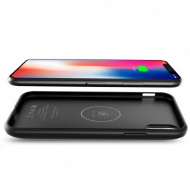 Real 3000mAh Rechargeable Extended Protective Battery Charging Case for iPhone X In Black