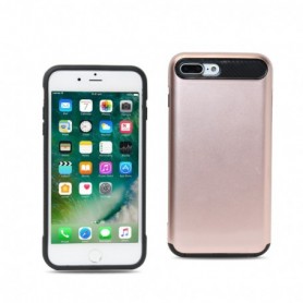 IPHONE 7 PLUS/ 8 PLUS HYBRID DUAL LAYER PROTECTIVE CASE IN ROSE GOLD