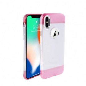 Colorful Protective Flexible Soft TPU Bumper Cover for Apple iPhone X 5.8 inch In Red