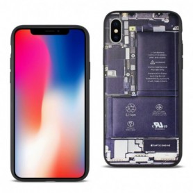 iPhone X Unibody Printed Circuit Board 3D Design TPU Cases