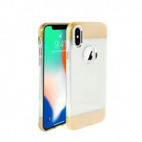 Colorful Protective Flexible Soft TPU Bumper Cover for Apple iPhone X 5.8 inch In Gold
