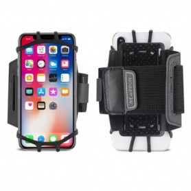 Smart Phone Armband for Sports Fits Phone From 4 Inch to 6 Inch With Key Holder In Black