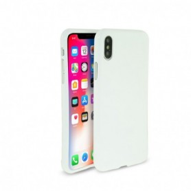 IPHONE X SLIM COLORFUL JELLY CASE IN WHITE