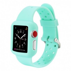 42MM HIGH GRADE SILICONE IWATCH BAND STRAP IN GREEN