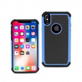 IPHONE X HYBRID DUAL LAYER PROTECTIVE CASE IN BLUE