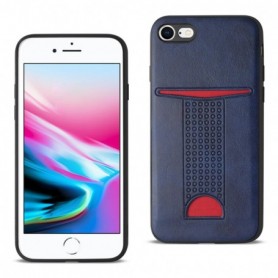 Wallet Case with Card Holder Slot, Slim Shockproof Protective Cover foriPhone 7/8/SE2/6/6S in Navy