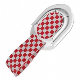 Loop Red Checkered Series phone grip and stand
