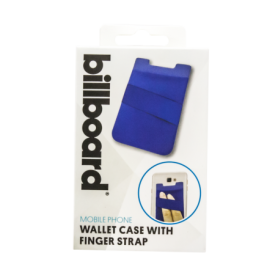 Adhesive Wallet/ Card Holder For Smartphones blue