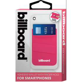 Adhesive Wallet/ Card Holder For Smartphones Pink