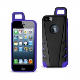 APPLE IPHONE 5/5S/SE ARMOR CASES-BLACK PURPLE