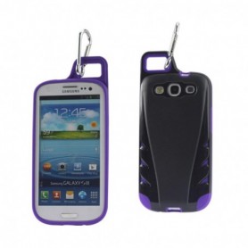SAMSUNG GALAXY S3 ARMOR CASES-BLACK PURPLE